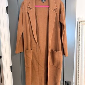 J. Crew Chestnut Open Cardigan